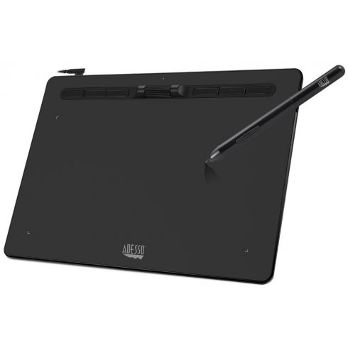 Adesso CYBERTABLET K10/ grafična tablica 10” x 6”/ 8192 stopenj pritiska/ 6 programabilnih gumbov/ drsno kolesce/ USB-