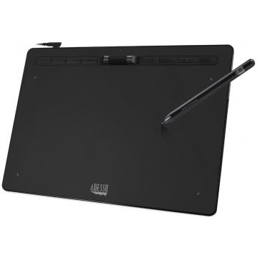   Adesso CYBERTABLET K12/ grafična tablica 12" x 7"/ 8192 stopenj pritiska/ 8 programabilnih gumbov/ drsno kolesce/ USB-