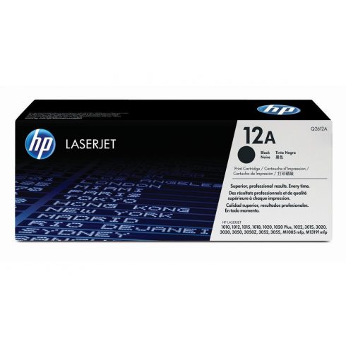 HP črn toner, Q2612A, LJ 1010, 1022 original