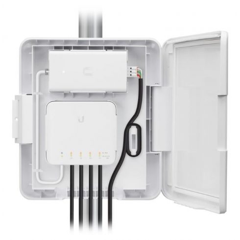 Ubiquiti USW Flex Utility - zunanja škatla za UniFi Switch Flex, priložen adapter PoE