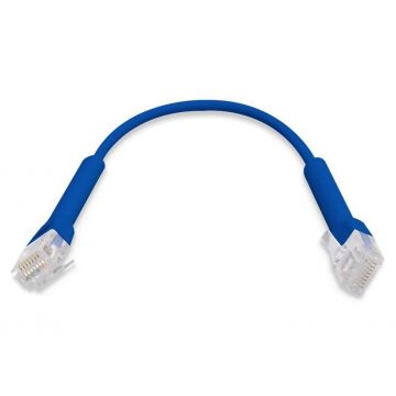   Ubiquiti UniFi Ethernet patch kabel - dolžina 0,1 m, Cat6, moder