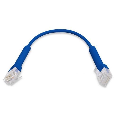 Ubiquiti UniFi Ethernet patch kabel - dolžina 0,1 m, Cat6, moder