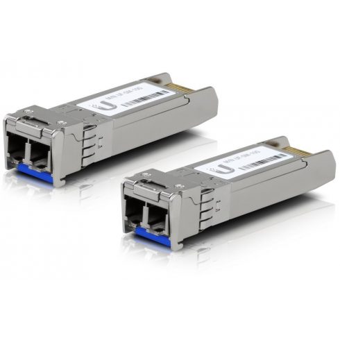 Ubiquiti Single-Mode optični modul SFP+, 10 Gbit, komplet 2 kosov