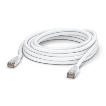   Ubiquiti UISP patch kabel outdoor - outdoor STP, Cat5e, bel, dolžina 8 m