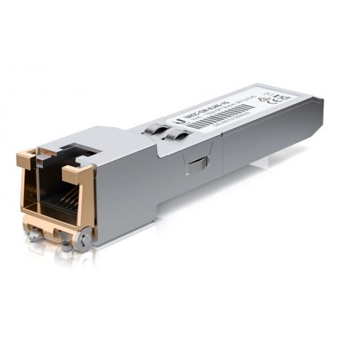 Ubiquiti SFP modul z RJ-45 s podporo za 10/100/1000 Ethernet