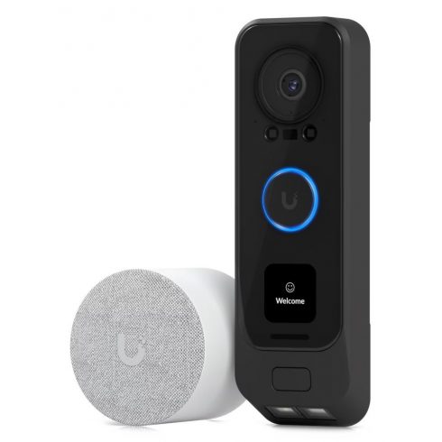 Ubiquiti G4 Doorbell Professional PoE Kit - G4 Doorbell Pro s PoE vrati + Smart Chime s PoE vrati, črna