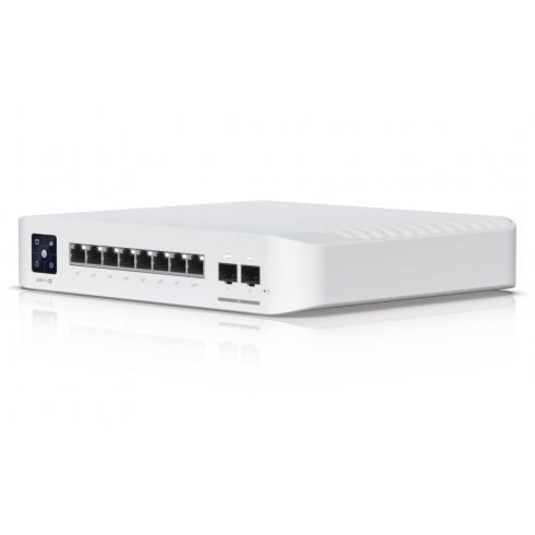 Ubiquiti UniFi Switch Pro 8 PoE - 8x GbE, 2x SFP+, 6x PoE+, 2x PoE++ (PoE proračun 120 W)