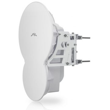   Ubiquiti AirFiber 24 - 24GHz enota za povezave PtP 1,5Gbps+, 64QAM, 1x Gbit RJ45, 1x 100Mbit RJ45, PoE 50V