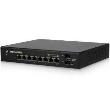   Ubiquiti Edge Switch 8 PoE - 8x GbE, 2x SFP, 8x PoE 24V/PoE+ (PoE proračun 130 W)