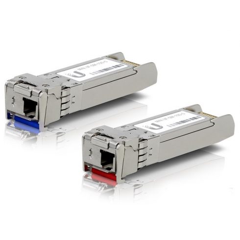 Ubiquiti Single-Mode optični modul SFP+, 10Gbit, BiDi - komplet 2 kosov