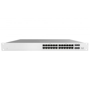   Cisco Meraki MS120-24P stikalo, upravljano v oblaku, 24 x 10/100/1000 + 4 x gigabitni SFP - namizni računalnik