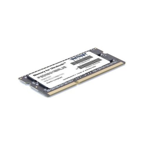 Ultrabook PATRIOT 4GB DDR3 1600MHz / SO-DIMM / CL11 / PC3-12800 / 1.35V