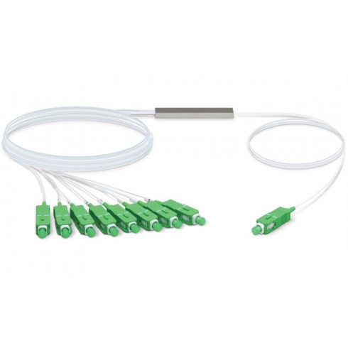 Ubiquiti UFiber Splitter 8 - optični razdelilnik 1:8, 1260-1650 nm, priključki SC/APC, dolžina 1,5 m