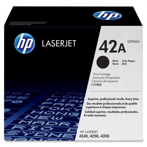 HP črn toner, Q5942A, LJ 4250/4350 original