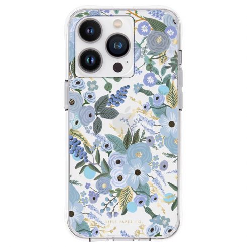 Rifle Paper Clear - etui za iPhone 14 Pro (Garden Party Blue)