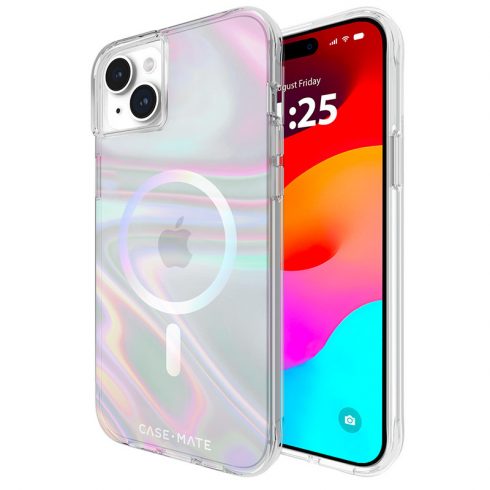 Case-Mate Soap Bubble MagSafe - ovitek za iPhone 15 Plus (Iridescent)