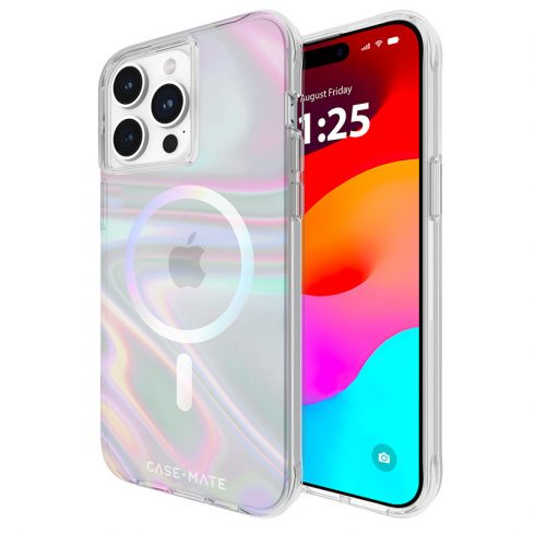 Case-Mate Soap Bubble MagSafe - ovitek za iPhone 15 Pro Max (Iridescent)