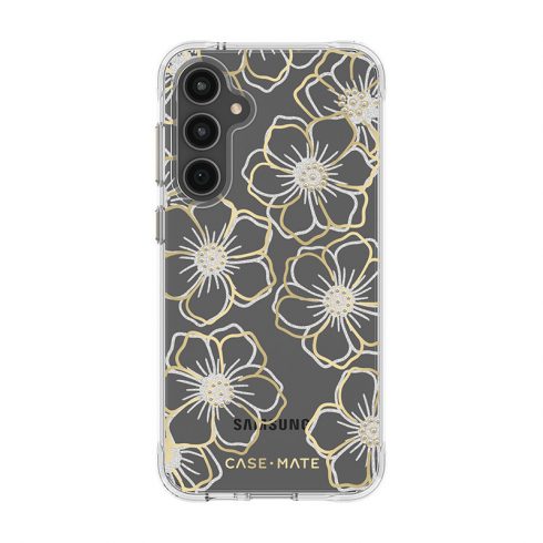 Case-Mate Floral Gems - etui za Samsung Galaxy S23 FE 5G (zlat)