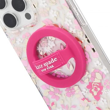   Kate Spade New York Magnetic Loop Grip - držalo za prste MagSafe (Pom Pom Pink)