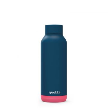   Quokka Solid - Vakuumsko izolirana steklenica za vodo z dvojno steno iz nerjavečega jekla, prenosna termovka 510 ml (Pink Vibe)