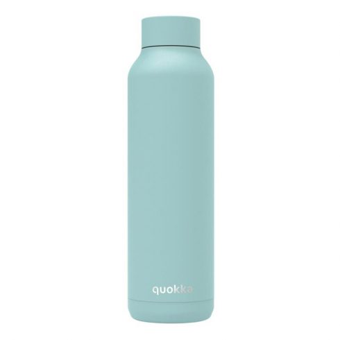 Quokka Solid - Vakuumsko izolirana steklenica za vodo z dvojno steno iz nerjavečega jekla, prenosna termovka 630 ml (Cool Grey) (Praškasti premaz)