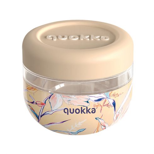 Quokka Bubble Food Jar - Plastična posoda za hrano / škatla za malico 500 ml (Vintage Floral)