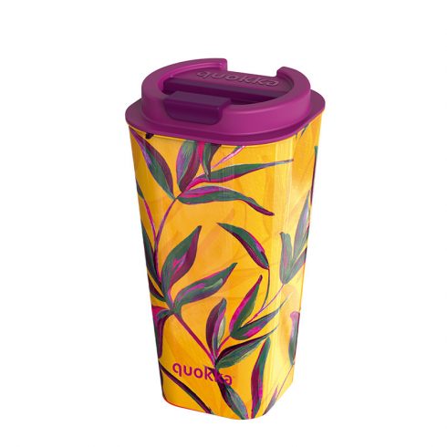 Quokka Vaso Cafe Doble Pared - Plastična skodelica z dvojnimi stenami 450 ml (Sun Garden)