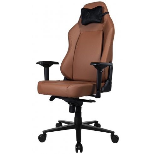 AROZZI gaming stol PRIMO Full Premium Leather Brown/ 100% naravno italijansko usnje/ rjav