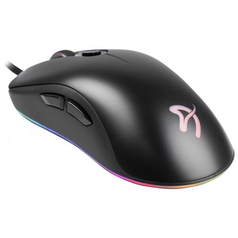 AROZZI gaming miška FAVO2 Ultra Light Black/ žična/ 16.000 dpi/ USB/ 6 gumbov/ RGB/ črna