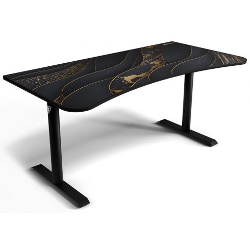 AROZZI igralna miza ARENA Gaming Desk Black Gold