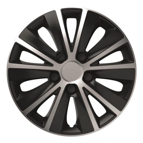 Rapide hubcap 14" srebrno-črna (črna in srebrna)