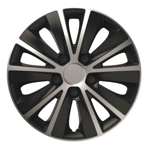 Rapide hubcap 16" srebrno-črna (črna in srebrna)