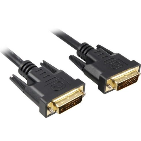 PremiumCord DVI-D priključni kabel/ dual-link/ DVI(24+1)/ MM/ 2m/ črn