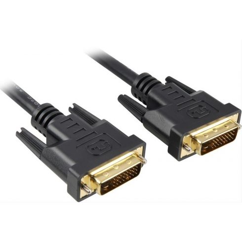 PremiumCord DVI-D priključni kabel/ dual-link/ DVI(24+1)/ MM/ 3m/ črn