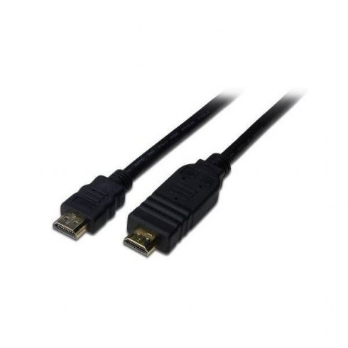 PremiumCord HDMI High Speed + Ethernet kabel z ojačevalnikom/ AWG26/ 3x oklop/ M/M/ pozlačeni konektorji/ 15m/ črn