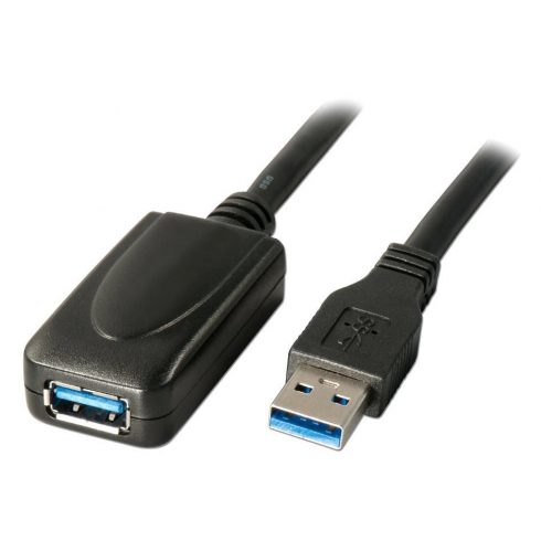 PremiumCord USB 3.0 repetitor in podaljšek A/MA/F/ 5m/ črn