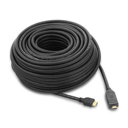 PremiumCord HDMI High Speed + Ethernet kabel z ojačevalnikom/ AWG24/ 3x oklop/ M/M/ pozlačeni konektorji/ 30m/ črn