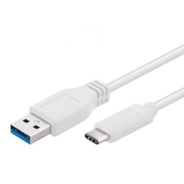   PremiumCord Kabel USB 3.1 tip C/moški - USB 3.0 A/moški/ 2m/ bel