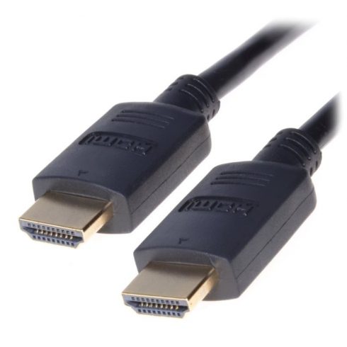 PremiumCord HDMI 2.0 High Speed + Ethernet kabel/ pozlačeni priključki/ 1,5 m/ črn