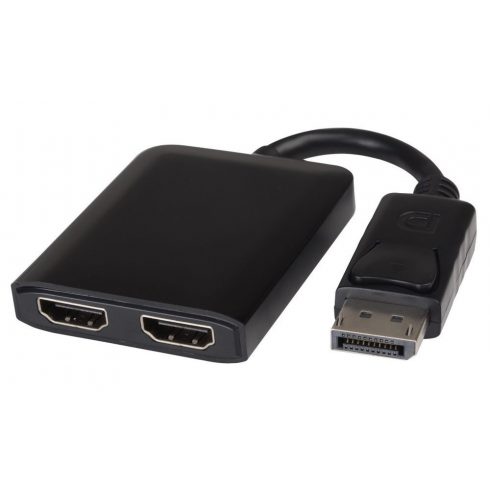 Adapter PremiumCord MST DisplayPort 1.2 - 2x HDMI, podaljšek+zrcaljenje+2 sliki, 4K*2K@60Hz