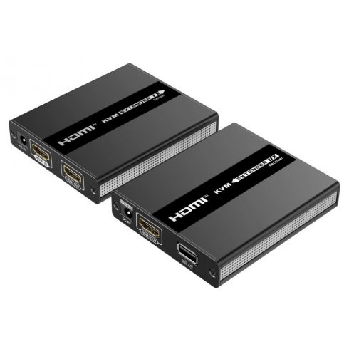 PremiumCord HDMI KVM podaljšek z USB do 60 m prek enega kabla Cat5/6, brez zamude