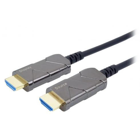 PremiumCord Ultra High Speed HDMI 2.1 optični kabel 8K@60Hz, pozlačen 30m