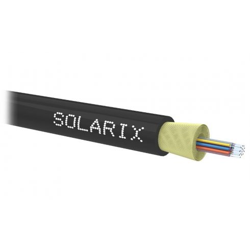 Solarix DROP1000 optični kabel 16 vl 9/125 SM LSZH univerzalni, 500m, črn