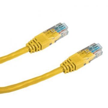 DATACOM Patch kabel UTP CAT5E 1m rumen