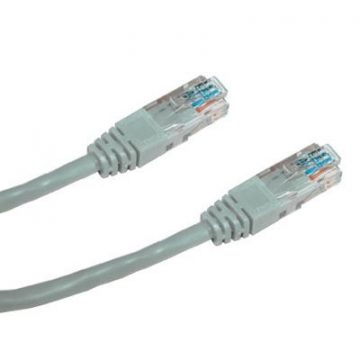 DATACOM Patch kabel UTP CAT5E 1m siv