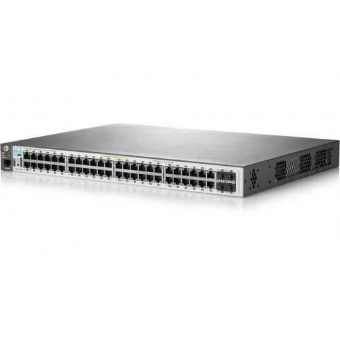 HPE Aruba Switch 2530-48G-PoE+ Switch 48 x 10/100/1000 + 4 x 10G SFP+, L2/L3 SNMP management, montaža v omaro