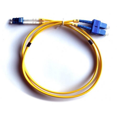 DATACOM optični povezovalni kabel LC-SC 09/125 SM 1m duplex