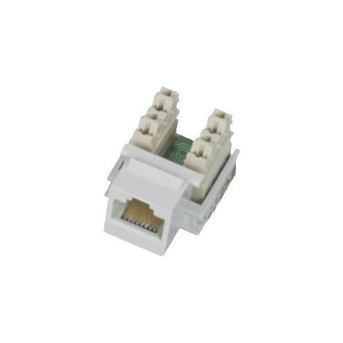 DATACOM Keystone RJ45 UTP CAT5E (110) CLASSIC bela