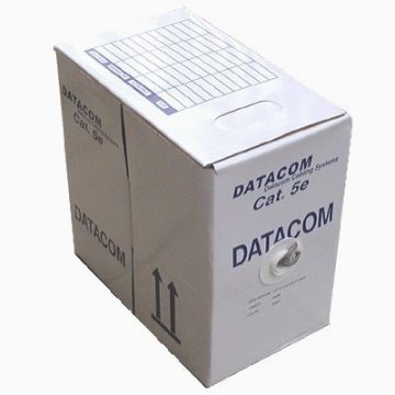 DATACOM kabelska žica C5E UTP PVC 305m box siva