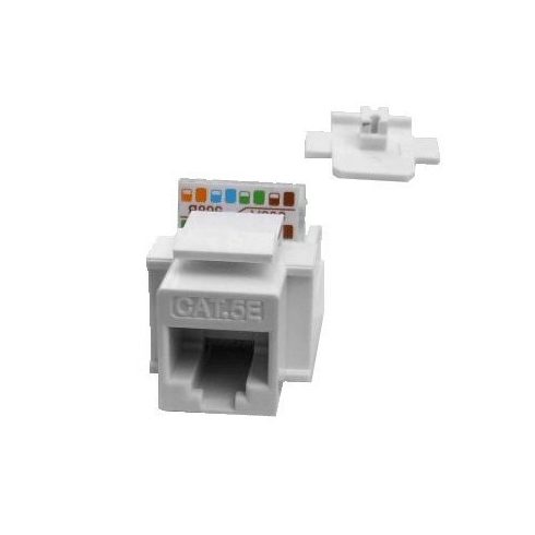 DATACOM Keystone RJ45 UTP CAT5E samorezna, bela